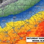 Carolinas and Georgia Face Cloudy, Cool and Damp Saturday With Heavy Rain Near the Coast and a Sharp Gradient Inland