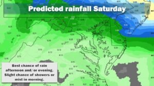 Cooler Temperatures and Scattered Showers Are Targeting New York, New Jersey, Pennsylvania and the Broader Northeast This Saturday