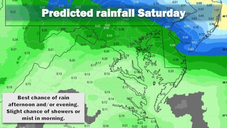Cooler Temperatures and Scattered Showers Are Targeting New York, New Jersey, Pennsylvania and the Broader Northeast This Saturday