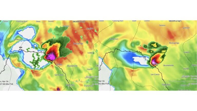 Del Rio Texas Braces for a Dangerous Hailstorm Today as a Supercell Targets the Region This Afternoon