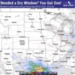 Dry Conditions Lock In Across the Central US Through Wednesday With Heavy Rain Soaking Texas Gulf Coast