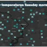 Dulles Airport Shatters 1983 Record Low as DC Region Plunges to 25 Degrees Tuesday Morning Damaging Early Spring Crops