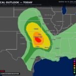 Eastern Oklahoma and North Texas Face 3 to 4 Inch Giant Hail and Intense Tornadoes Today as Oklahoma City and Tulsa Enter the Moderate Risk Bull’s-Eye