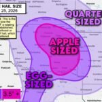 Eastern Oklahoma and Western Arkansas Brace for Softball-Sized Hail and Rotating Supercells This Saturday April 25