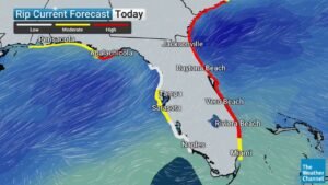 Florida Beaches Turn Dangerous With Rip Currents, High Waves and Multiple Rescues Reported Across East Coast