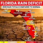 Florida Is Suffering Its Worst Drought in 25 Years With the Panhandle 10 to 14 Inches Below Normal and Rainy Season Still Months Away