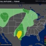 Highly Conditional But Potentially Major: Kansas, Oklahoma, and Texas Face a Supercell Threat This Afternoon Where Very Large Hail and a Tornado Could Develop If Any Storm Gets Going Today