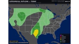 Highly Conditional But Potentially Major: Kansas, Oklahoma, and Texas Face a Supercell Threat This Afternoon Where Very Large Hail and a Tornado Could Develop If Any Storm Gets Going Today