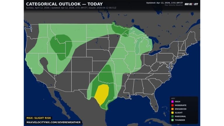 Highly Conditional But Potentially Major: Kansas, Oklahoma, and Texas Face a Supercell Threat This Afternoon Where Very Large Hail and a Tornado Could Develop If Any Storm Gets Going Today