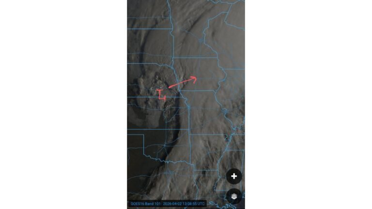 Illinois, Missouri and Indiana See Brief Clearing as Dry Slot Wraps Around Departing Low Pressure System