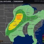 Iowa, Illinois and Missouri Face Renewed Severe Storm Threat Friday With Tornado Risk, Large Hail and Damaging Winds Expected