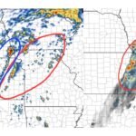Kansas, Missouri and Iowa Storm Corridor Targets I-35 From Kansas City to Southern Iowa With Tornado Risk Followed by Damaging Wind Line