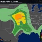 Kansas, Oklahoma and Missouri Face Dangerous Severe Weather Day With Very Large Hail, Damaging Winds and Strong Tornadoes Today April 26