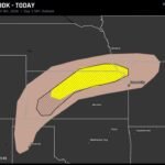Kansas and Nebraska Targeted for Destructive Hail Event Today With Supercells Capable of Producing 2+ Inch Stones Along Warm Front