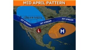 Late Week Into Mid-April Timeline Shift: Southeast Ridge Builds While Cooler Waves Track North Bringing Warmer East Coast Trend
