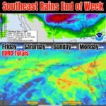 Louisiana, Florida, Mississippi and Gulf Coast States Eye Rainfall Returns Friday Through Monday as Low Pressure Fuels Southeast Rain Chances
