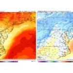 Got it, analyzing the data now. Maryland forecast article likhta hoon — Format C (Direct Warning Style).  —  **Maryland Temperatures to Drop Below Normal With Rainfall Chances Through Late April**  **MARYLAND —** The intense heat and severe weather threat gripping the region gives way to a **cooler, quieter pattern** across Maryland for the remainder of April, with temperatures running **below normal** and multiple opportunities for rainfall returning to the area.  ## Below-Normal Temperatures Lock In Through April 24  Temperature anomaly data through **April 24, 2026** shows Maryland sitting under a **negative anomaly zone**, with departures ranging from **-1.1°F to -3.8°F below normal** across most of the state. Northern and western Maryland see the most pronounced cooling, while coastal and southern areas remain closer to seasonal averages.  The cooler air mass effectively suppresses the instability needed to fuel significant severe weather, **lowering the probability of major storm events** for the rest of the month.  ## Rainfall Totals Between 1.20 and 2.14 Inches Expected  Precipitation forecast data shows **Maryland in line for meaningful rainfall** through the extended period. Total precipitation values across the state range from approximately **1.20 to 2.14 inches**, with higher totals concentrated across northern and western Maryland and lighter accumulations toward the Eastern Shore and southern counties.  | Region | Projected Precipitation | |—|—| | Northern/Western Maryland | 1.80 — 2.14 inches | | Central Maryland | 1.20 — 1.65 inches | | Eastern Shore/Southern MD | 0.97 — 1.32 inches |  ## Severe Weather Threat Significantly Reduced  With cooler temperatures dominating the pattern, the atmospheric instability required for **large organized storm systems drops considerably**. Isolated storms remain possible, but the setup for significant severe weather events is unfavorable for the balance of April.  This cooldown follows one of the most active severe weather days of 2026, making the pattern shift a welcome change for the region.  ## Pattern Holds Through Month’s End  The below-normal temperature regime and periodic rainfall chances are expected to persist through at least **April 24**, keeping Maryland in a more tranquil weather pattern as the month closes out.  Stay with CabarrusWeekly.com for continuing temperature and rainfall updates across Maryland through the end of April.