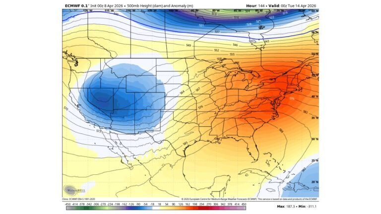 Maryland and Mid Atlantic Set for Dramatic Temperature Swing From 20s to 80s With Storm Threat Next Week