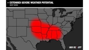 Missouri, Arkansas, Mississippi, Alabama and Dixie Alley Face Multiple Rounds of Significant Severe Weather Over the Next 7 Days