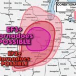 Missouri, Illinois, Kentucky and Indiana Upgraded to Level 4 Moderate Risk as EF3 Tornadoes and Regional Outbreak Loom This Afternoon