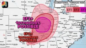 Missouri, Illinois, Kentucky and Indiana Upgraded to Level 4 Moderate Risk as EF3 Tornadoes and Regional Outbreak Loom This Afternoon