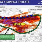 Multiple Rounds of Heavy Rain and Flooding Threat Lock In Over the Upper Midwest and Great Lakes for Three Straight Days as a Stationary Front Refuses to Move — Milwaukee, Detroit, and Green Bay Could See Over 4 Inches by Thursday