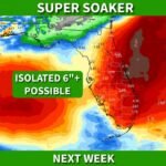 Next Week Midweek Threat Builds Across Florida as 2 to 4 Inch Rainfall Expands and Localized 6 Inch Totals Raise Flood Concerns