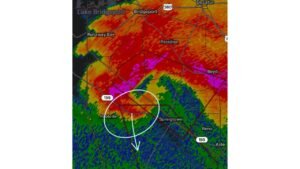 North Texas Supercell Unleashes 90 MPH Winds and Baseball Hail Between Poolville and Springtown Northwest of Fort Worth
