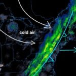 Pennsylvania, New Jersey, New York and New England Face Rain-to-Snow Shift as Cold Air Crashes In Behind East Coast Squall Line
