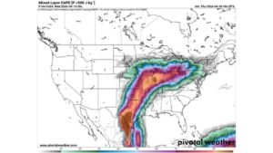 Powerful Storm Setup Signals Next Week Severe Weather Surge From Texas Through Mississippi Valley Into Midwest With Widespread Instability Building