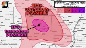 Ada, Atoka and Durant to EF3 Tornado Risk as Supercells Fire at 4 PM Across South Central Oklahoma