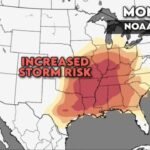 Slight Risk Severe Weather and Tornado Threat Targets Memphis Nashville and Birmingham Monday April 27 Across the Mississippi Valley