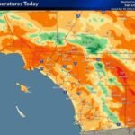 Southern California Bakes Under Warm Spring Highs From 71 to 91 Degrees With Offshore Winds This Saturday