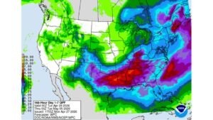Southern United States Faces Heavy Rain, Flash Flood Risk and Frost Threat Through Early May as Wettest Week of the Season Takes Shape