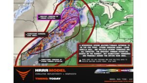 Southern Wisconsin and Northern Illinois Face EF2 Tornado Outbreak Friday Starting at 1 PM