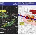 Strong Storms With Gusty Winds and Hail to Pop Up Across Southern Michigan Northern Indiana and Northern Ohio This Evening