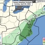 Sunday Timeline Alert: Final Severe Storm Push From North Carolina Through Mid-Atlantic Brings Damaging Wind Risk Before Pattern Calms