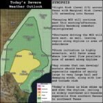 Supercells on the Table: Texas Faces Slight Risk of Severe Storms Today as Uncertainty Hangs Over the Dryline from Southern Kansas to Southwest Texas