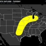 Texas, Oklahoma, Arkansas, Missouri, Illinois, Indiana and Michigan Under Expanding Tuesday Severe Storm Threat With Tornadoes, Supercells and Possible Upgrade Ahead