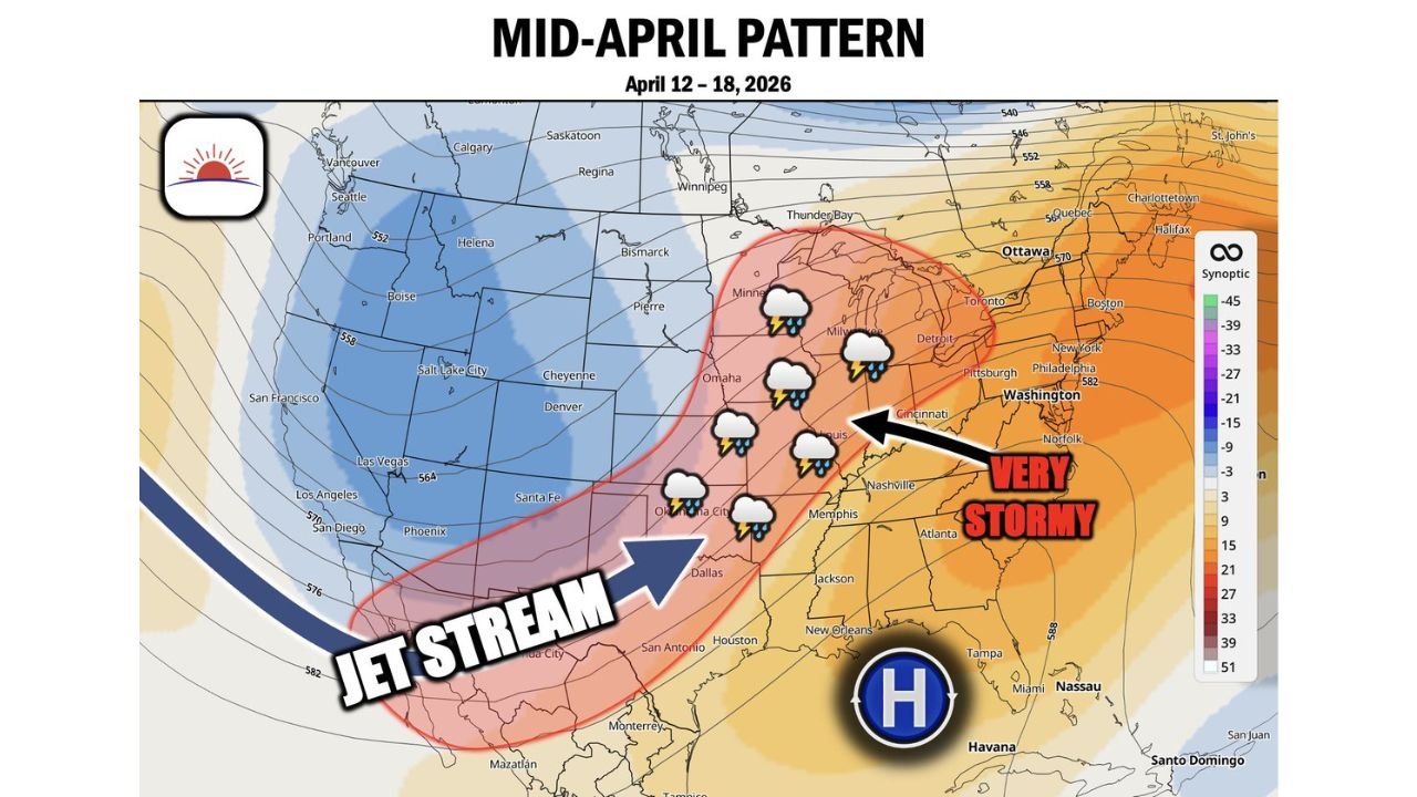 Texas, Oklahoma, Arkansas, Missouri, Illinois and Wisconsin Face Repeated Storm Threats as Mid-April Pattern Turns Very Active Across Central U.S.