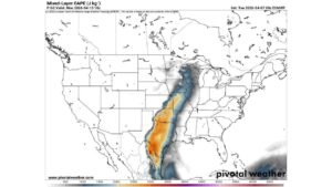 Texas, Oklahoma, Kansas, Missouri and Iowa Eye Potent April 13 Severe Storm Setup as Instability Surges North