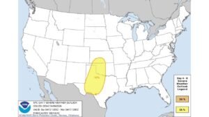 Texas, Oklahoma and Kansas Enter First Major Severe Weather Setup of April as 15% Storm Risk Expands Into Weekend
