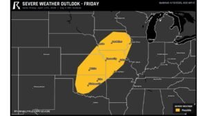 The Severe Weather Pattern Is Not Done Yet: A Whole New Storm System Is Already Appearing in the Models for Friday, Targeting Oklahoma City, Wichita, Kansas City, and the Central Plains All Over Again