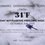 5:05 PM Breakthrough in Fairbanks Alaska Ends 152 Day Freeze Streak as Temperatures Finally Rise Above Freezing