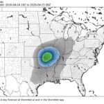 Tornado Probability Surges to Medium Threat Level Across Arkansas and Missouri for Friday April 24
