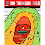 Wisconsin, Iowa and Illinois Face Significant Tornado Threat Friday With Level 3 Risk Zone