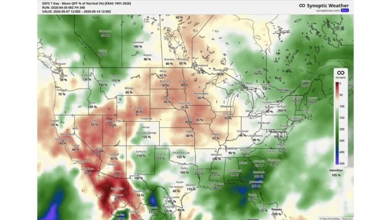 Ag Belt Turns Drier Mid-May With Good Planting Opportunities Ahead but Frost Risk Remains a Concern With Below Normal Temperatures