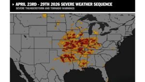 April 23 to 29 Severe Weather Outbreak Generated Nearly 1,500 Warnings Across Kansas, Oklahoma, Texas, Arkansas, Mississippi, Tennessee, Kentucky and Indiana in One Week