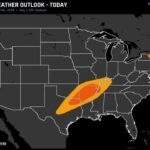 Arkansas, Oklahoma, Tennessee and Kentucky Face Level 2 Severe Weather Risk Tuesday With All Hazards Possible