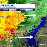 Baltimore Metro Faces Heavy Rain and Gusty Winds Between 10 and 11 AM Wednesday as Slow Driving Conditions Spread Across the City and Surrounding Areas